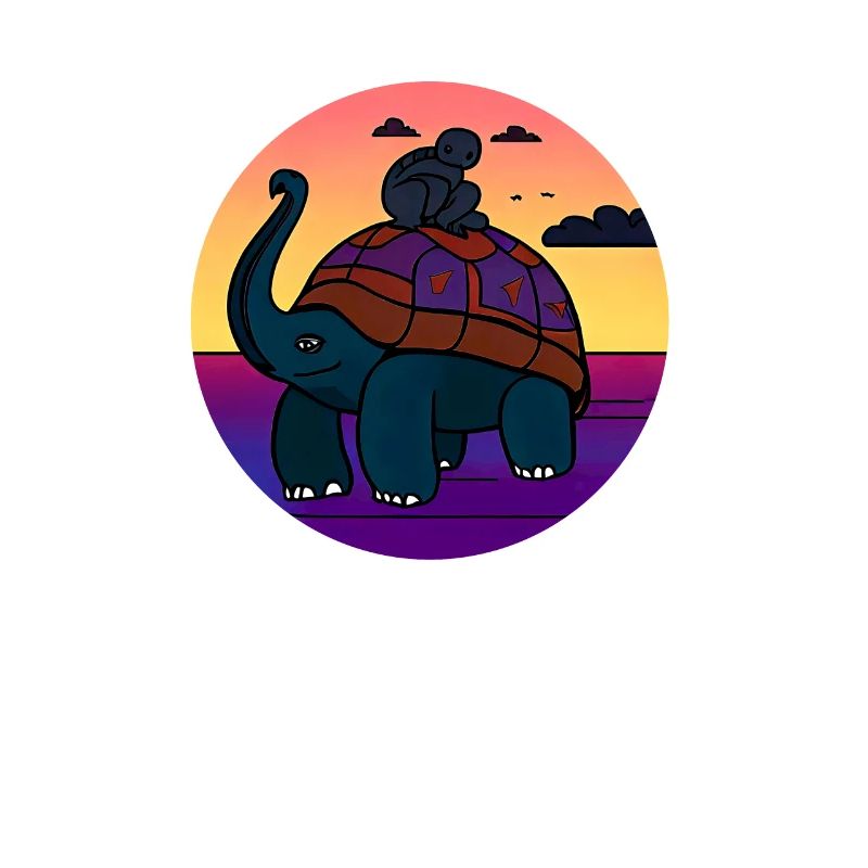 turtle elephant monkey mythical creature