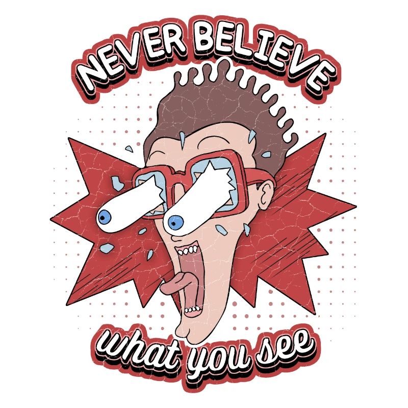 Comic, Comic-Strips, Crazy Man, lustiger Spruch