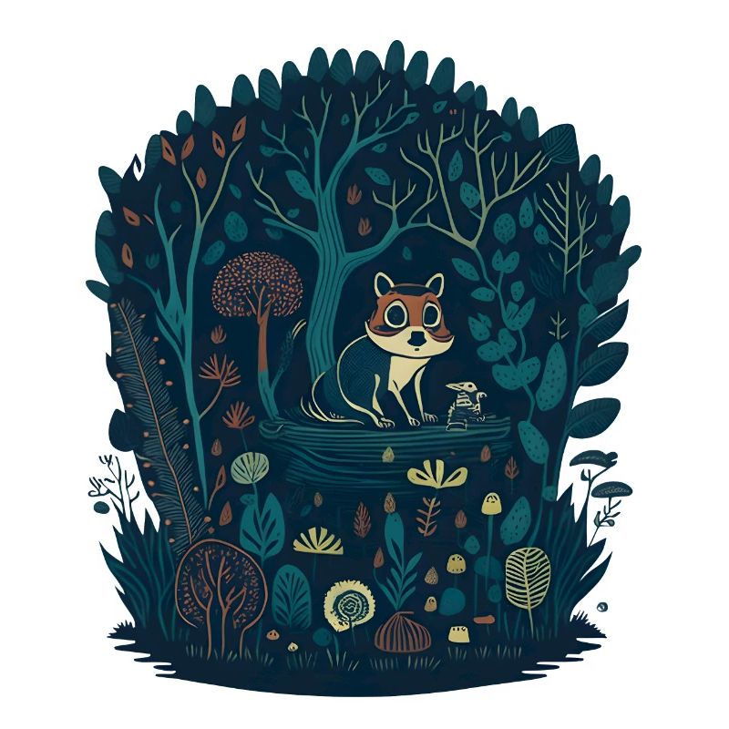Wald-Streifenhörnchen