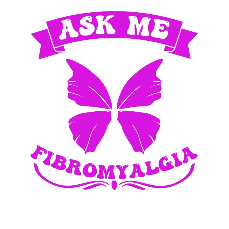 Fibromyalgia rheumatism butterfly