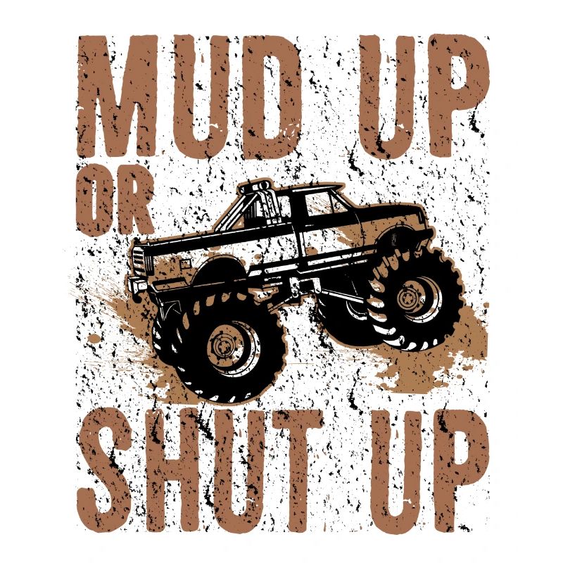 Mudder-Geschenk Schlamm auf- oder Schweigen Mudding-Humor