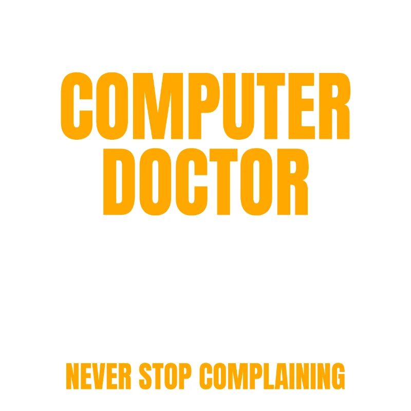 Lustiges IT Support Design Computerdoktor