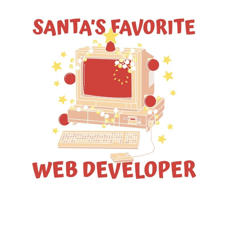 Web Entwickler Webdeveloper Weihnachtsmann