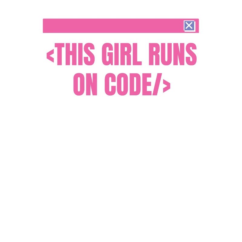 Développeur Coder Programmeur Girl
