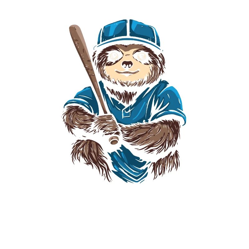 Sloth Cute Sloth Baseball