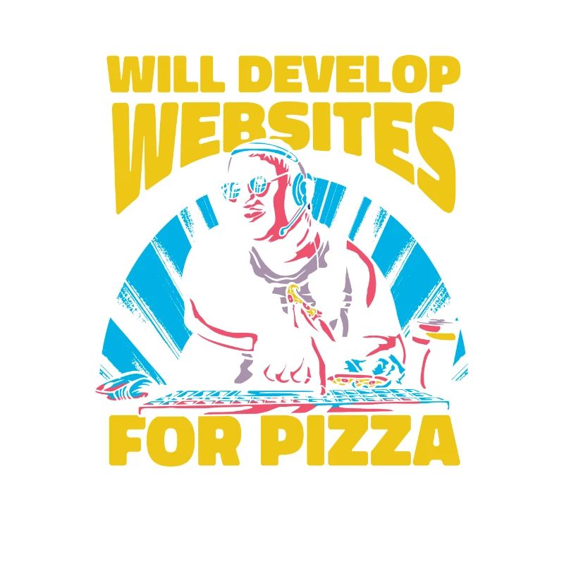 Web Entwickler Webdeveloper Pizza