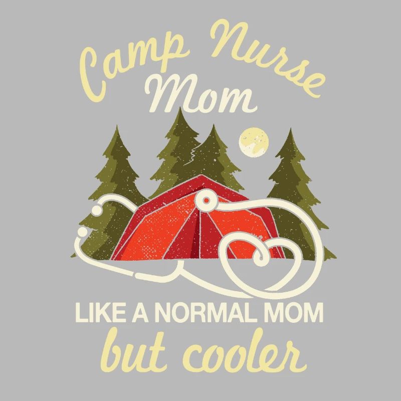 Camp Krankenschwester Mama Camping Muttertag