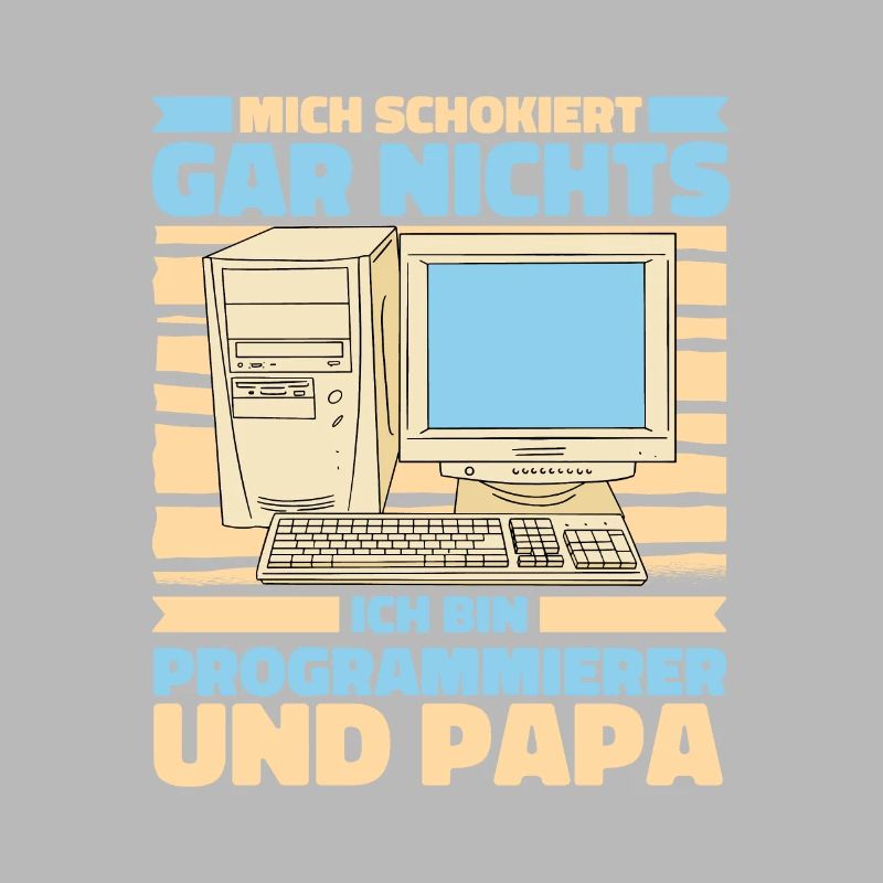 Entwickler Coder Programmierer Vater