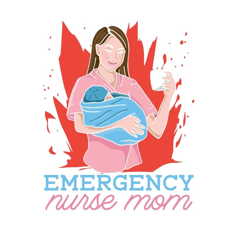 Krankenschwester Mutter Notfall Krankenschwester