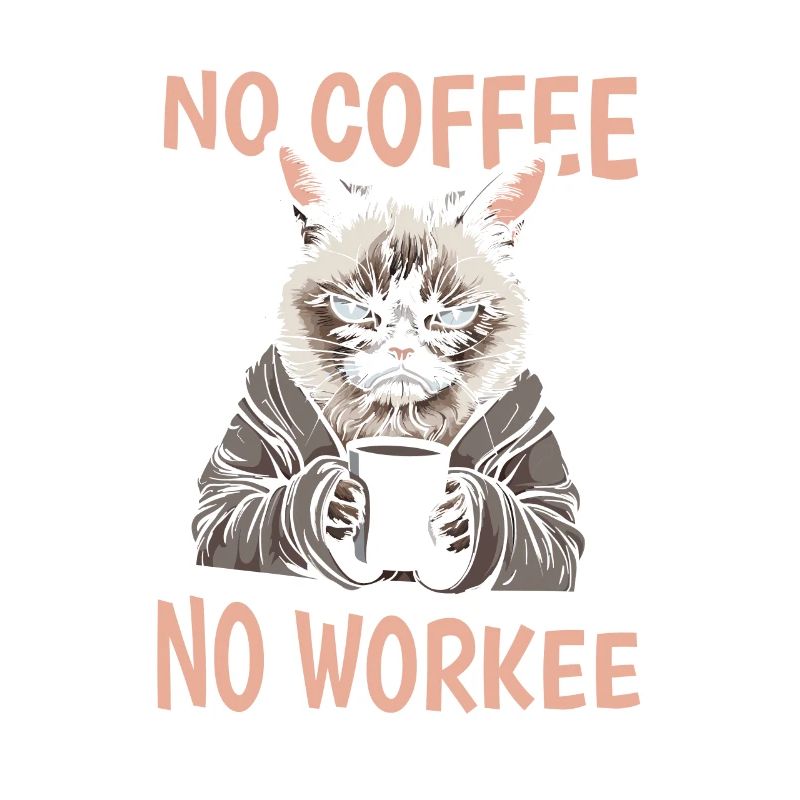 Café Café Chat Pas De Café Non Workee