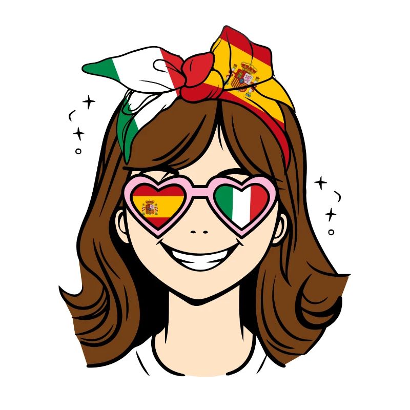 Halb Italienisch Halb Spanisch kleines Mädchen, Spanien
