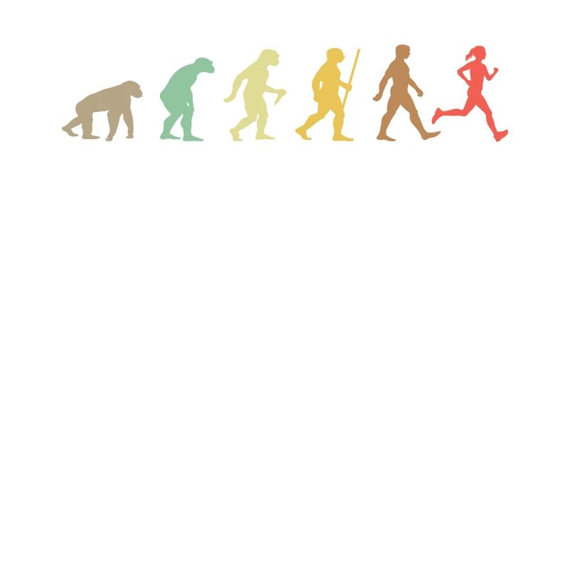 Run Retro Running Evolution Funny Runner Marathon