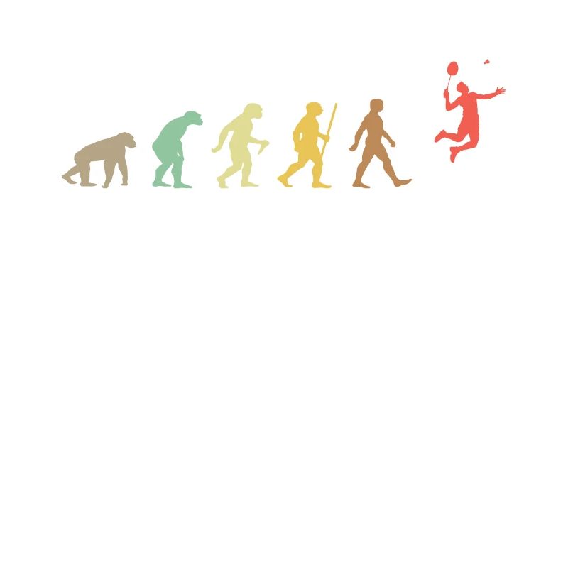 Badminton Retro shuttlecock Evolution