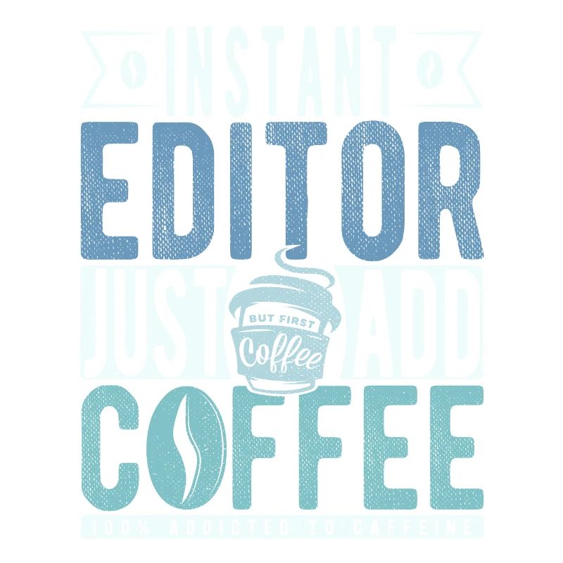 Éditeur instantané Il suffit d’ajouter du café