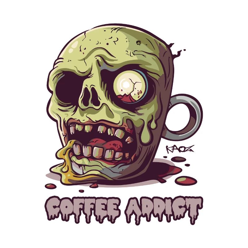 Coffee Addicted Zombie Mug