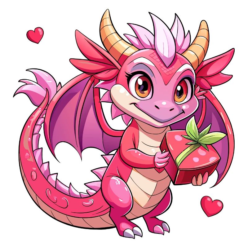 Farbenfroher Drache