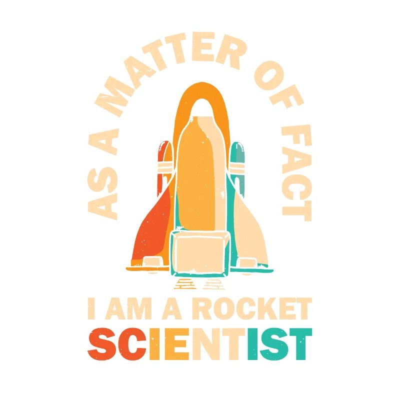 Rétro Rocket Scientist Spaceman Navette spatiale