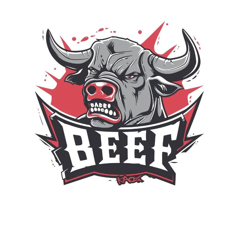 Wütende Kuh oder Stier: Streit