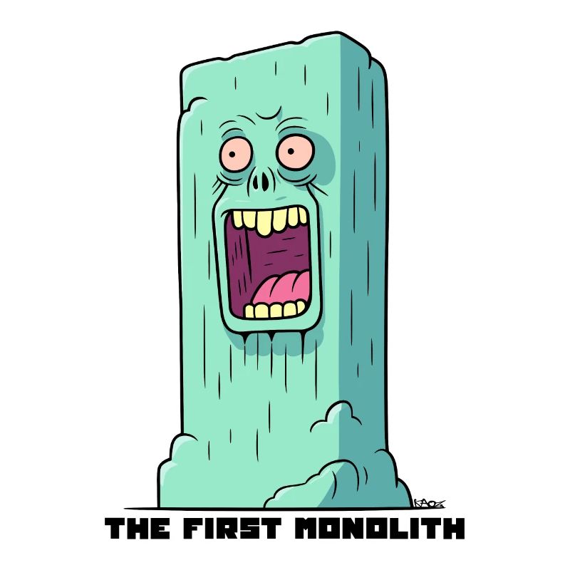 The first candy-colored cartoon monolith