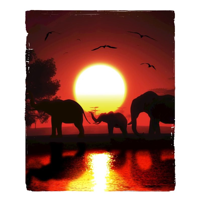Éléphant Faune