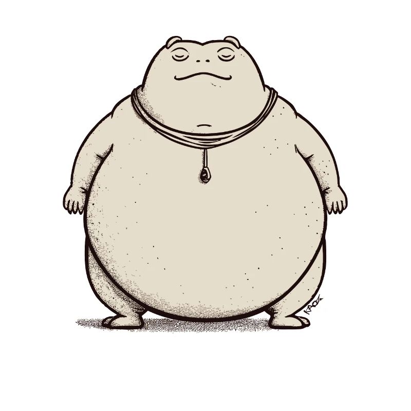 Big Thick Sumo Toad Frog, Sumo Wrestler