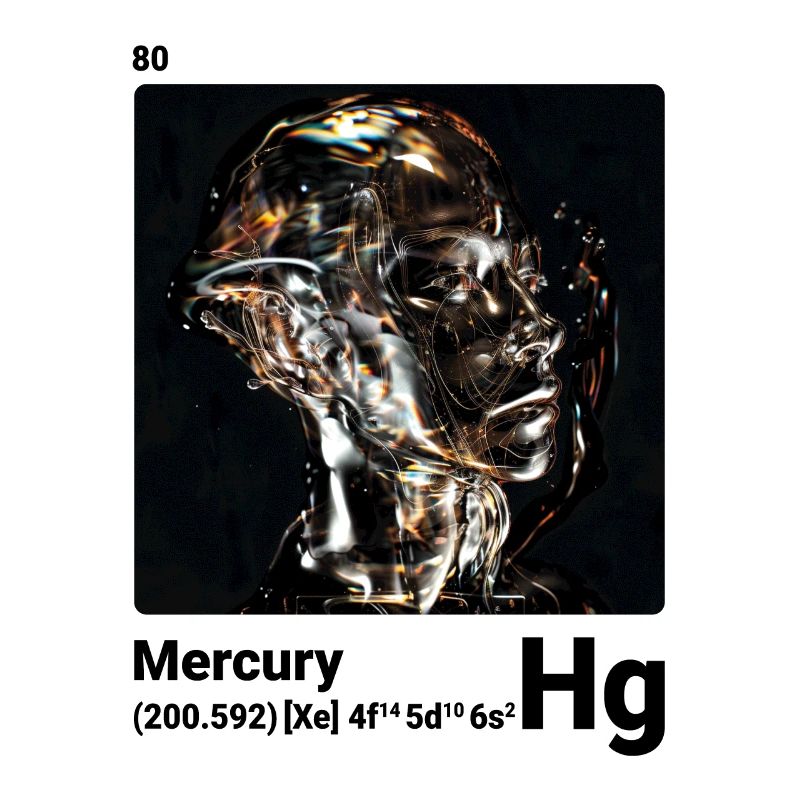 Mercure - Hg - Élément chimique 080