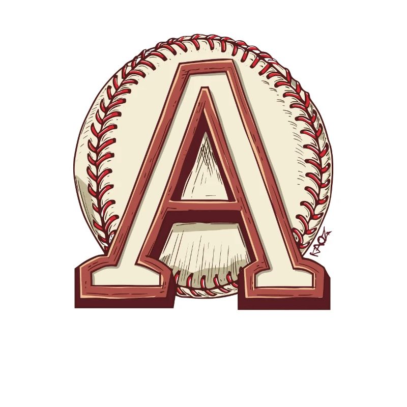 A on a baseball