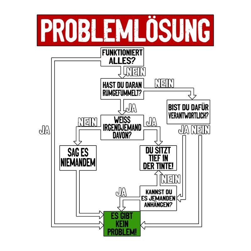 Problem solving Humorous instructions for everyday life