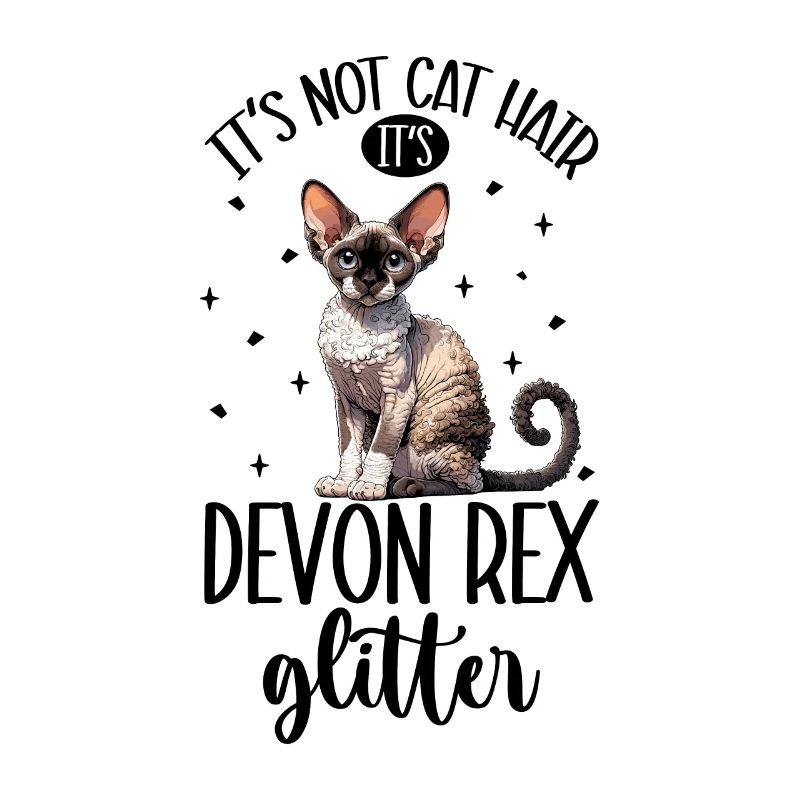 Paillettes Chats - Devon Rex