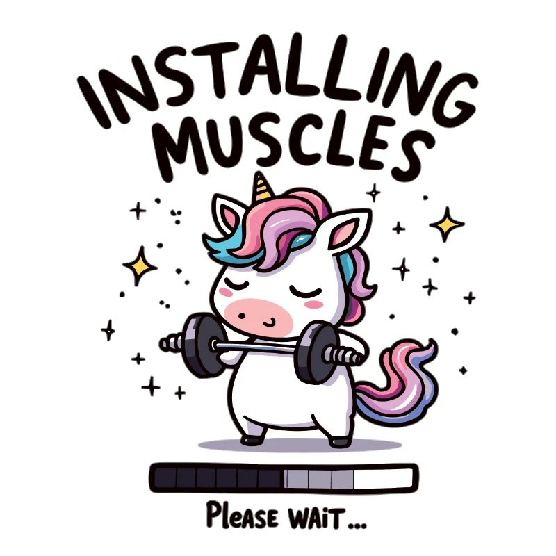 Installing Muscles Please Wait Weight Training Einhon