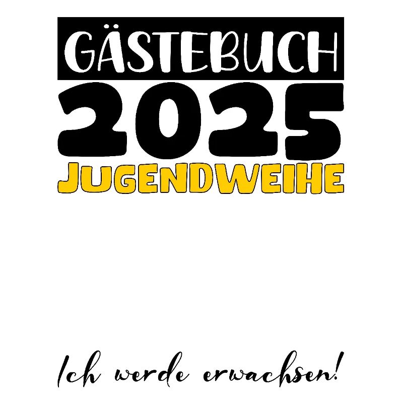 Jugendweihe 2025 Gästebuch Geschenk Mädchen Jungen