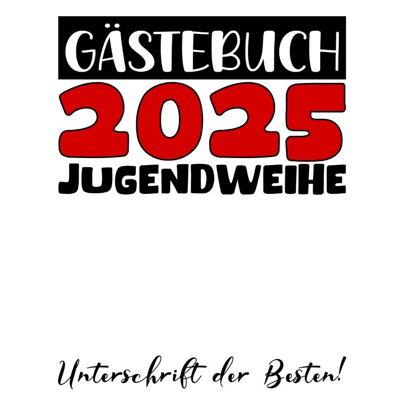 Jugendweihe 2025 Gästebuch Geschenk Mädchen Jungen
