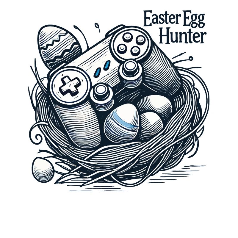Conception de la manette de jeu Easter Egg Hunter