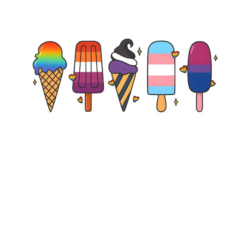 LGBTQ Pride Eis Design – Liebe Vielfalt CSD