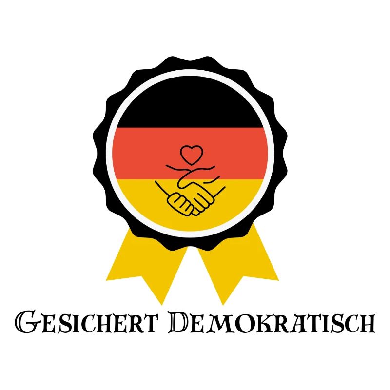 Gesichert Demokratisch | Geschenkidee | Germany