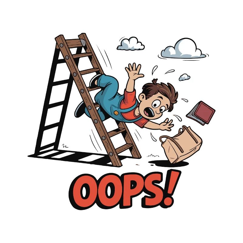 DOWN STAIRS, OOPS
