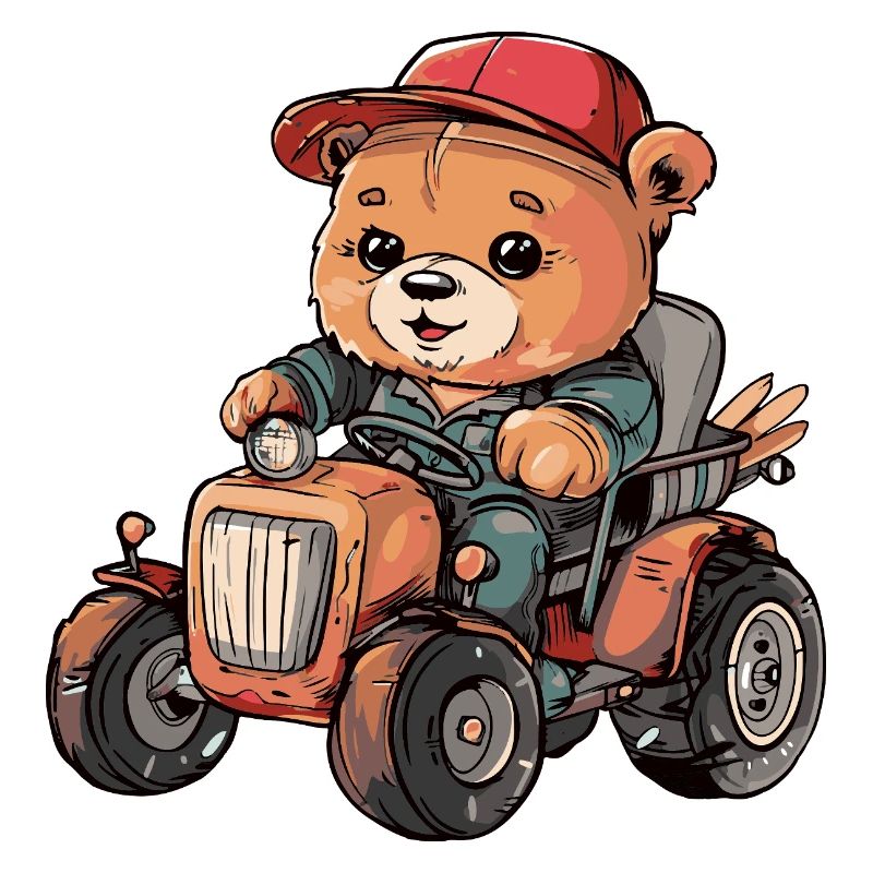 Bear Tractor Farmer