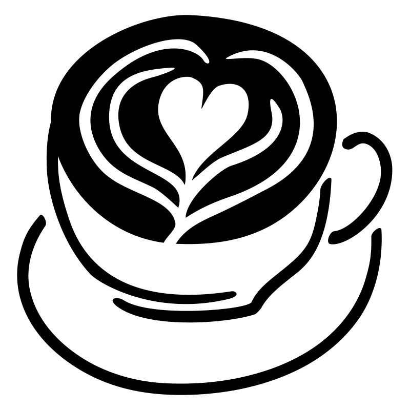 Cappuccino doux chaud de café de matin avec l’amour.