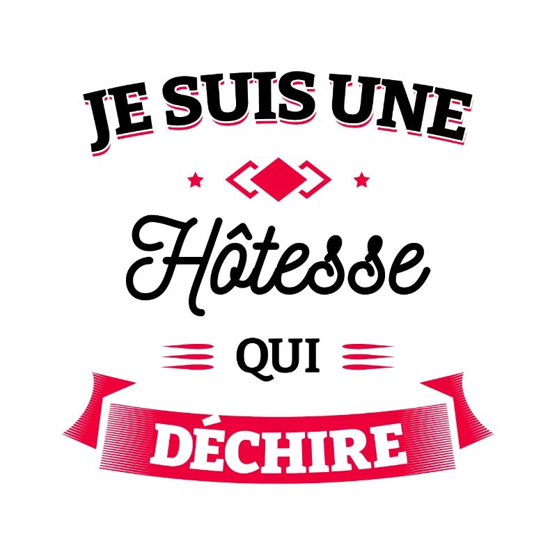 HÔTESSE QUI DÉCHIRE