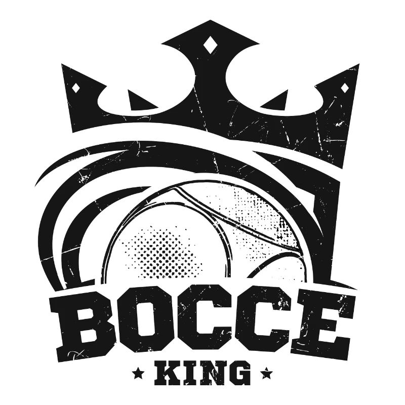 Bocce King Spruch Bocce Ball mit Jack Bocci Game