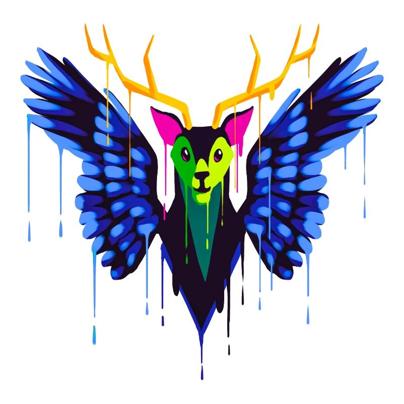 A Beautiful and Fun Peryton Bat Design