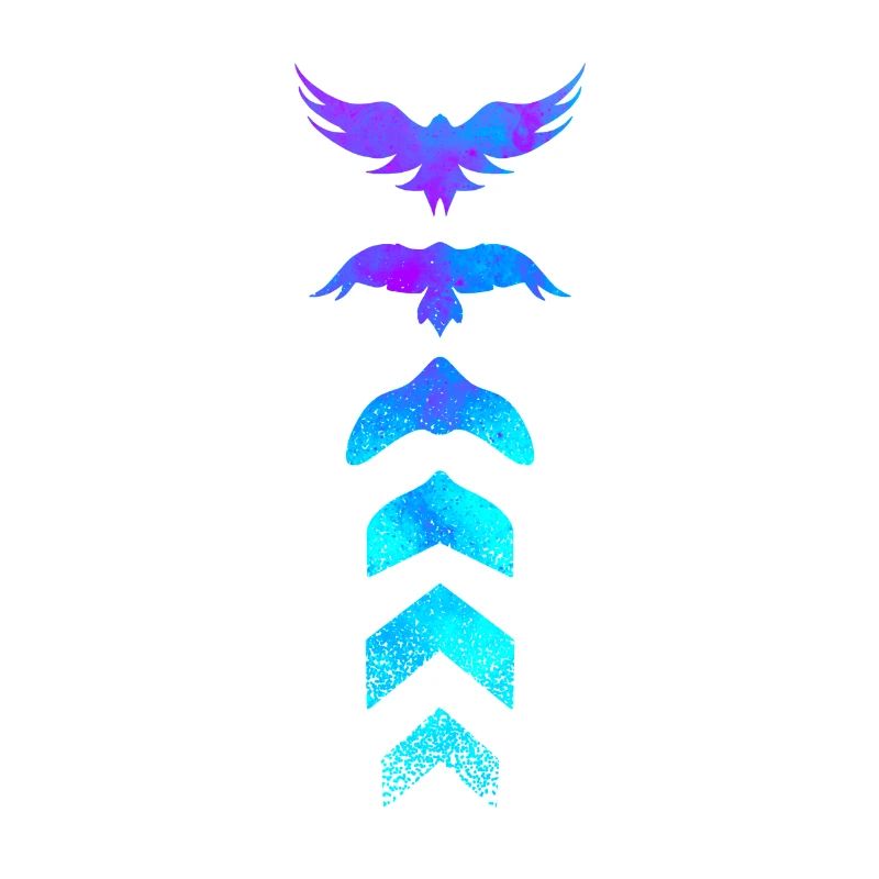 Evolution Silhouette Vogel