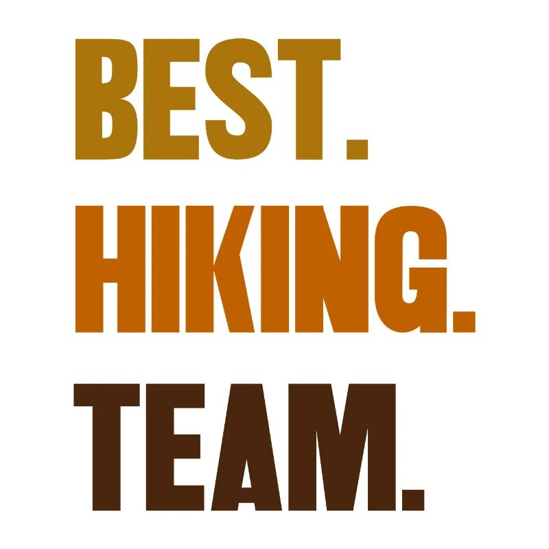 Wandern Team Wanderer Statement Wanderwege