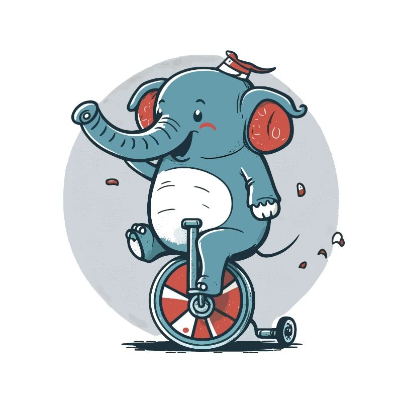 Éléphant monocycle