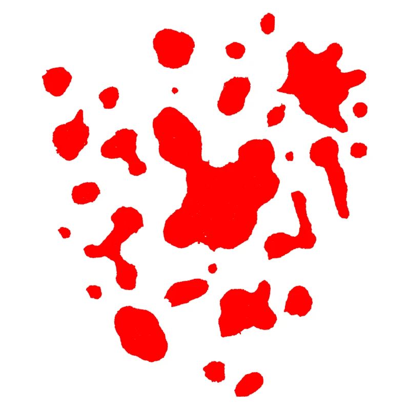 Drop stain pattern