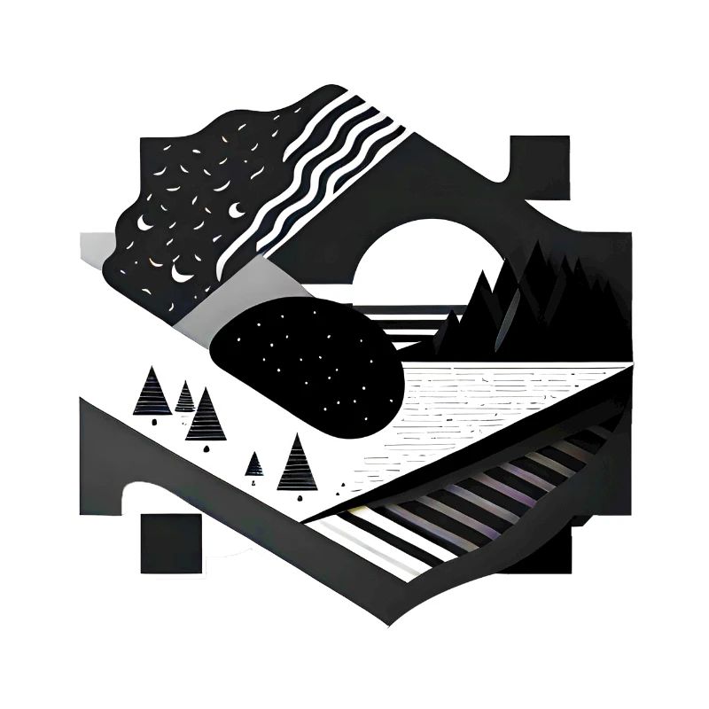 Collage Modern-Stil/ Landschaft