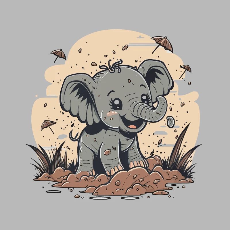 Éléphant espiègle