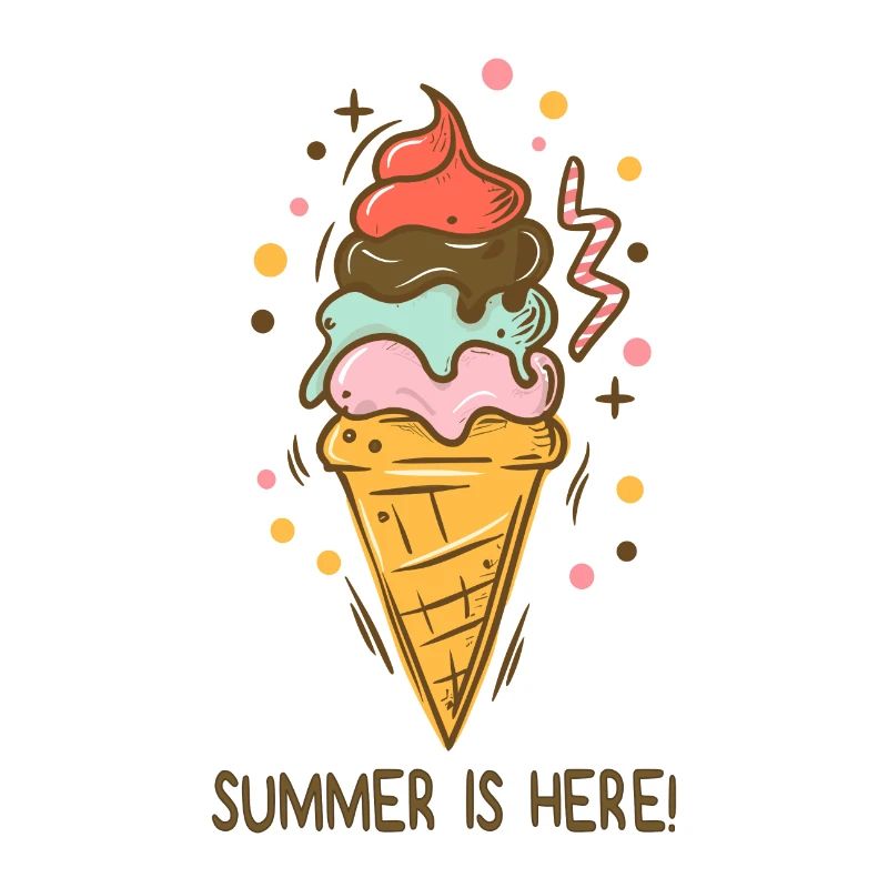 Eis Summer is here Eiscreme Eisdiele Sommerzeit