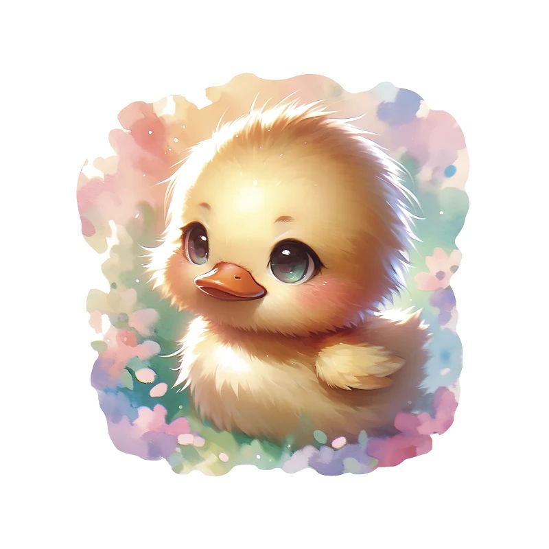 Chibi Easter Duckling For Duck Lovers