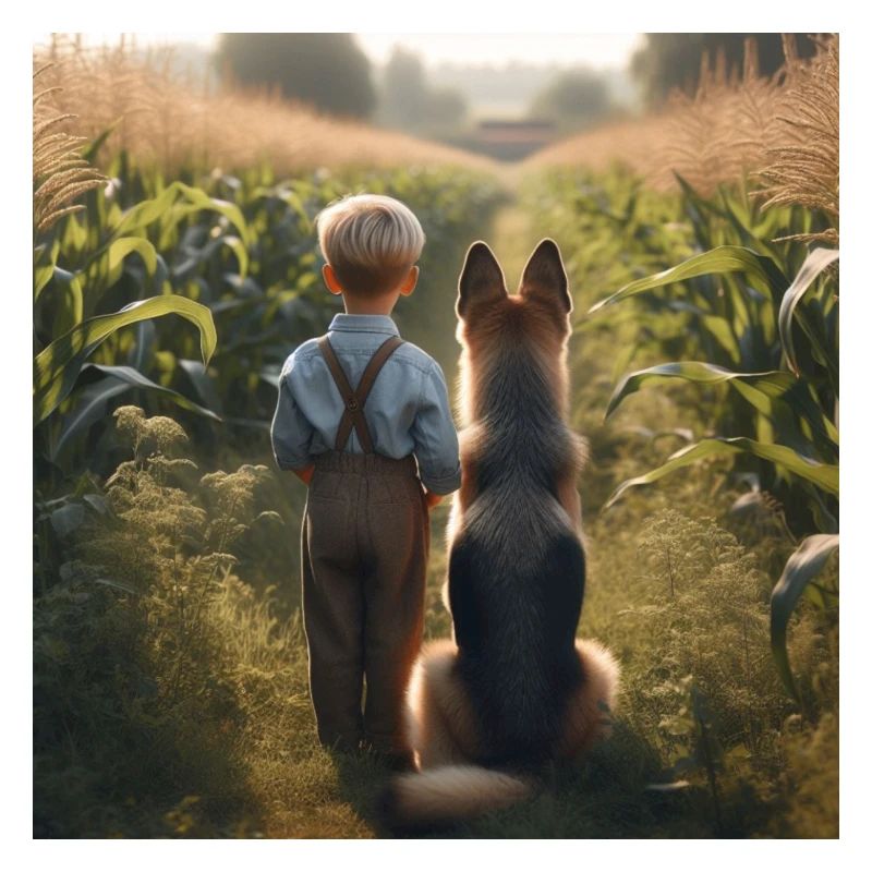 Deutscher Schäferhund Kunst